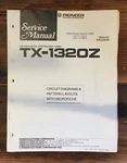 Pioneer TX-1320Z Tuner Service Manual *original*. Fixed Price $14.97.