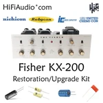 Fisher KX200 Amplifier Tube Restoration Repair Upgrade Rebuild Kit Capacitor. Fixed Price $165.00.