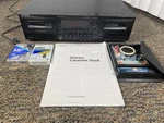 Sony TC-WR545 Dual Stereo Cassette Deck With User Manual And Care Kit. Fixed Price $159.00.