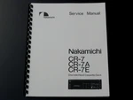 Nakamichi CR-7A CR-7E Cassette Deck Service Manual. Fixed Price $199.99.