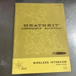 Heathkit Assembly Manual Wireless Intercom Model Gd 51 A. 1964. Fixed Price $15.00.
