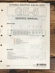 Yamaha GE-5 Equalizer Service Manual *original*. Fixed Price $19.97.