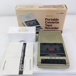 Realistic Ctr- 71 Portable Cassette Tape Player/recorder In Box W/manual No Belt. Fixed Price $15.00.