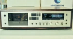 Luxman K-8 Stereo Cassette Deck. All Function Lights On. Needs Belts.. Fixed Price $290.00.