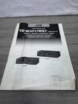 Jvc TD-W97 TD-W301 Double Stereo Cassette Deck Service Manual Original Vintage. Fixed Price $25.00.