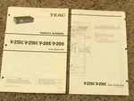 Teac V-215C V-210C V-205 V-200 Tape Deck Original Service Manuals W/schematic. Fixed Price $14.94.