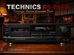 Technics RS-B665 Rare Vintage Stereo Cassette Deck. Fixed Price $1104.35.