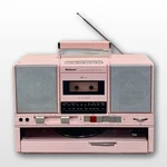 Panasonic SG-J500 Pink Rare Stereo Cassette Turntable Radio Tested Japan. Fixed Price $1575.49.