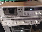 Hitachi Am/fm Stereo Receiver SR-5010 & Cassette Tape Deck D-E325. Fixed Price $459.95.