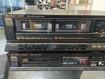 Fisher AD-875A Compact Disc Player & CR-W854A Double Cassette Deck. Fixed Price $150.00.