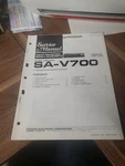 Pioneer SA-V700 Amplifier Service Manual *original*. Fixed Price $13.59.