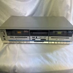 Technics RS-B33W Double Dual Cassette Deck Player Recorder With Manual Tested. Fixed Price $70.00.