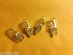 (4)WEDGE Base Incandescent 8V Lamps/ Akai AM-2450 AM-2600 AM-2650 AM-2800. Fixed Price $7.62.