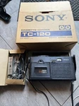 Sony TC-120 Cassette Player Recorder In Box, Case, Excellent, Possibly Nos Japan. Fixed Price $99.99.