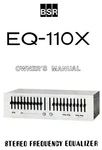 Bsr EQ-110X Equilizer Owners Manual. Fixed Price $22.24.