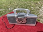 Sony ZS-D55 Portable Stereo Radio Cd Cassette Boombox, Player Faulty. Fixed Price $89.00.