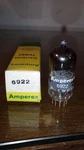 1960S Nos Nib Amperex Pq 6922/E88CC Dual Post Getter Gold Pin Tube TV-7 Tested. Fixed Price $149.95.