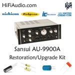 Sansui AU-9900A Rebuild Restoration Recap Upgrade Kit Repair Filter Capacitor. Fixed Price $245.00.