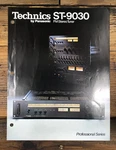 Technics ST-9030 Tuner 5PG Foldout Dealer Brochure *original*. Fixed Price $34.97.