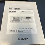 Sharp RT-1199 Cassette Player Recorder Deck Operation Manual Original Schematics. Fixed Price $12.95.