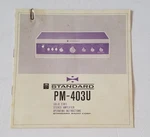 Standard PM-403U Solid State Stereo Amplifier Operating Instructions. Fixed Price $14.99.