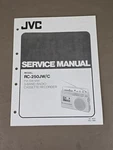 Jvc Cassette Recorder RC-250JW/C Service Manual D-3348. Fixed Price $54.95.