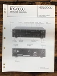 Kenwood KX-3030 Cassette Service Manual *original*. Fixed Price $19.97.