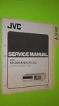 Jvc KD-D35 Service Manual Original Repair Book Stereo Tape Deck Cassette Player. Fixed Price $25.00.