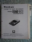 Sankyo ST-50 Service Manual Original Repair Book Cassette Tape Deck Recorder. Fixed Price $25.00.