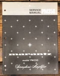 Marantz PM-350 PM350 Amplifier Service Manual *original*. Fixed Price $19.97.