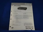Sony TC-U270 Cassette Deck Service Manual. Fixed Price $19.98.