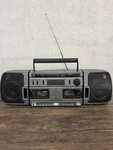 Vintage 5687A Boombox Radio Cassette Recorder Dual Deck Eq Tested. Fixed Price $89.00.