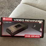 Nib Vintage Kinyo Super Slim Vhs Video Tape Rewinder, Works! Model UV-413. Fixed Price $40.00.