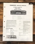 Onkyo TA-W200 Cassette Service Manual *original*. Fixed Price $14.97.