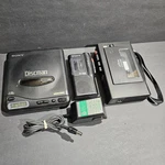 Sony Discman D-11 & Cassette-corder TCM-121 M-425 Microcassette For Parts Read. Fixed Price $29.08.