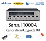 Sansui 1000A Receiver Rebuild Restoration Capacitor Upgrade Kit Instructions. Fixed Price $175.00.