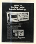 RST23 Picture/advert 13X11 Hitachi Stereo Cassette Tape Deck D-900. Fixed Price $16.10.