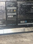 Panasonic RS-374-KM Dual Cassette Deck Powers Untested. Fixed Price $30.00.