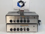 Set Of 2 Vintage Bogen Flex Pak Model CHS-35A Amplifiers Tested No Sound. Fixed Price $129.99.