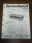 Original Technics Service Manual For The RS-M16 Cassette Deck Repair. Fixed Price $9.48.