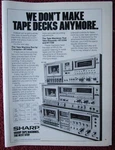 1979 Sharp RT-4488, RT-2266, RT1199 Stereo Cassette Decks Machines, Next Step. Fixed Price $6.99.