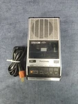 Vintage Panasonic Cassette Recorder Model No. RQ-2309AV Works Dead Speaker U-8E. Fixed Price $15.00.