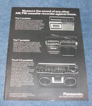 1978 Panasonic Am/fm Personal Cassette Recorders Vintage Ad. Fixed Price $12.99.