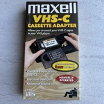 Maxell Vhs-c Cassette Adapter Vp-ca Home Movie Transfer W/original Case. Fixed Price $35.00.