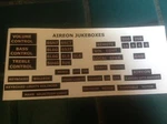 Jukebox Aireon Amplifier Decal Set. Fixed Price $19.99.