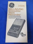 Vintage Slim Cassette Tape Recorder 3-5016 Adapter Ac/dc *in Box W/manual. Fixed Price $24.99.