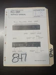 Kenwood KC-991 Service Manual Original Repair Book Stereo Control Amplifier. Fixed Price $49.99.