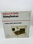Perma Power Roving Rostrum Cordless Public Address System S-122 New Box Vtg. Fixed Price $149.99.