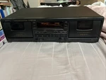 Pioneer CT-W770SR Stereo Double Cassette Deck With Dolby, Powers. Fixed Price $63.00.