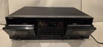 Aiwa AD-WX777U Stereo Double Cassette Deck Serviced W/new Belts Fully Working. Fixed Price $299.00.